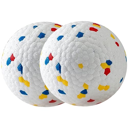 COLLBATH 2 Stück Hüpfball Für Hunde Aggressive Kauer Ball Für Hunde Welpen Apportierball Hundebälle Kleine Outdoor Hundespielzeuge Hundekauspielzeug Hundespielzeug Für Aggressive von COLLBATH