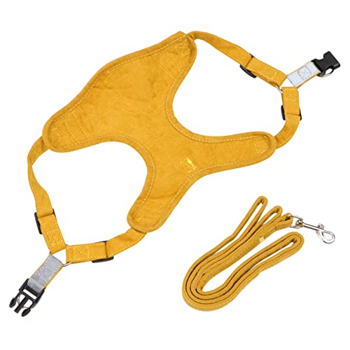 COLLBATH 2 Stück Pet Harness Leash Set Verstellbare Pet Harnesses Weste Traktionsseil von COLLBATH