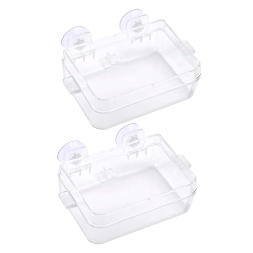 COLLBATH 2pcs Reptil Wasser Gericht Pet Feeder Bowl Design Für Eidechsen Geckos Bartagamen von COLLBATH