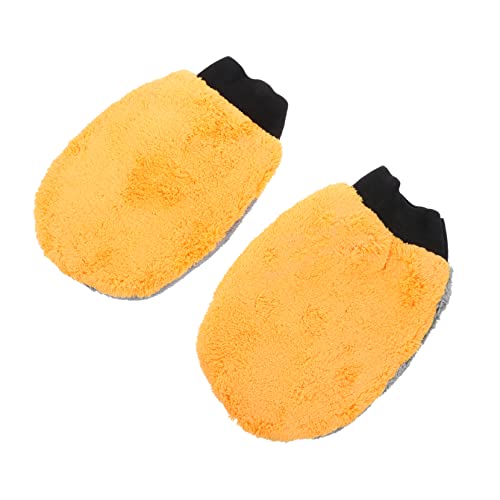 COLLBATH 2 Stücke Haustier Anti-bisshandschuhe Coral Fleece Hamster Handschuhe Verdicken Schutzhandschuhe von COLLBATH