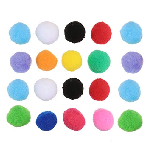 COLLBATH Basteln Sie 20 Flauschige Bälle 4 cm für Dekoration Party Schulprojekte Handgemachtes Spielzeug. von COLLBATH