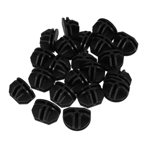 COLLBATH 20Pcs Drahtplattenanschluss Clips Speicher Würfelanschluss Hochleistungs Draht Regale Plastik Eckverbinder Würfel Anschlussschnalle von COLLBATH