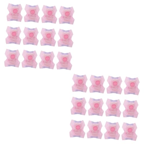 COLLBATH 24 STK Haustierwindeln Pet Pee Pads Hund Desposibkes Windeln Weiblich Pinkelpads, Windeln Katzenwindeln Neugeborener Welpe Leckerlis Für Hunde Züchten Hundewindel Rosa Ballaststoff von COLLBATH