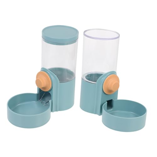 COLLBATH 2Pcs Hundwasserspender Katzenwasserspender Pp Katzenfutterspender Dunkelgrüner Kaninchenfuttermittel von COLLBATH