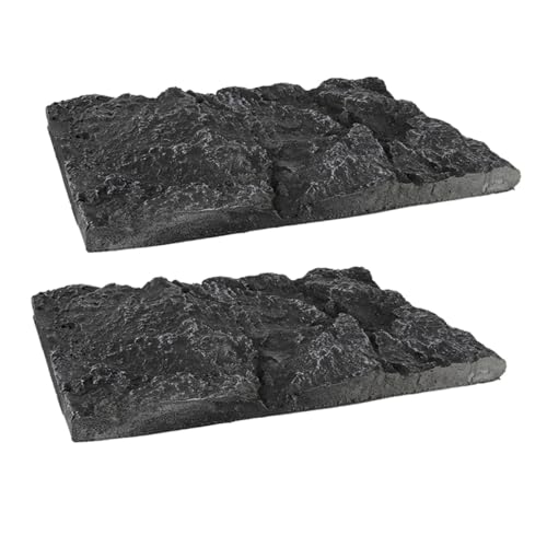 COLLBATH Aquarium-Hintergrund für Tank 3D Reptile Cave Decor PU-Material Fischtank dekorative einfache Einrichtung von COLLBATH