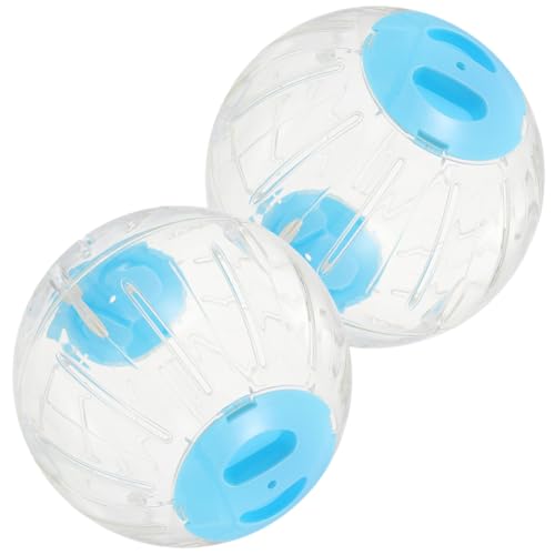 COLLBATH 2St Hamster-Gymnastikball Kleiner Laufball für Haustiere Laufendes Hamsterrad Hamster Spielzeug Hamster zubehör Meerschweinchen Igel-Übungsbälle Gymnastikbälle für Käfigratten STK von COLLBATH