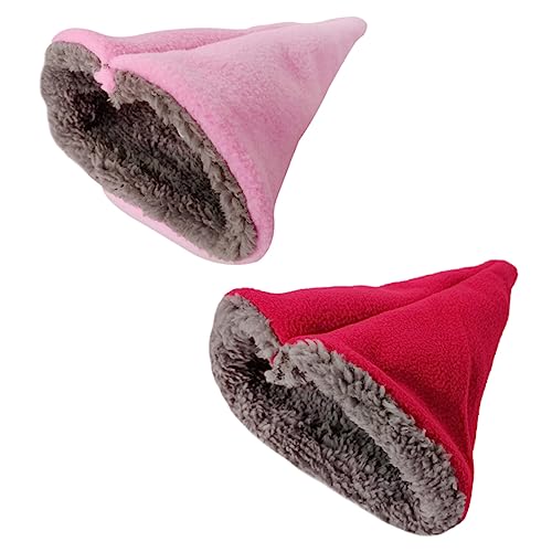 COLLBATH Komfortable Baumwolle Pet Nest 2-Pack Hamster Käfig Bett Weichen Winter Schlaf Ort Sicher Verspielt von COLLBATH