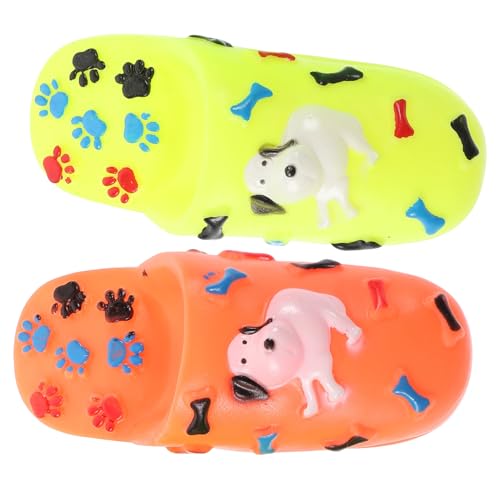 COLLBATH 2St Haustier Backenzahn Quietschspielzeug für Hunde lustige hundespielzeuge Hund zahnbürste kauspielzeug welpe Dog chew Toy hundeschuhe Kauspielzeug für Haustiere Haustierbedarf von COLLBATH