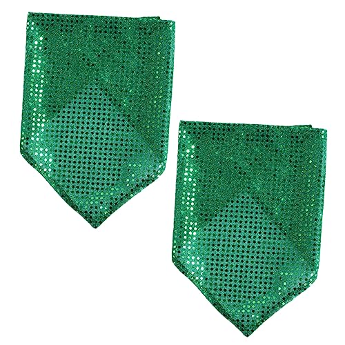 COLLBATH 2St Hunde dreieck Handtuch Schmuck Hundehalsbänder für Welpen Welpe Halstuch Haustier-Bandana Hunde schal schlauchschal für Hunde Halstuch für Hunde Welpenlätzchen Polyester von COLLBATH