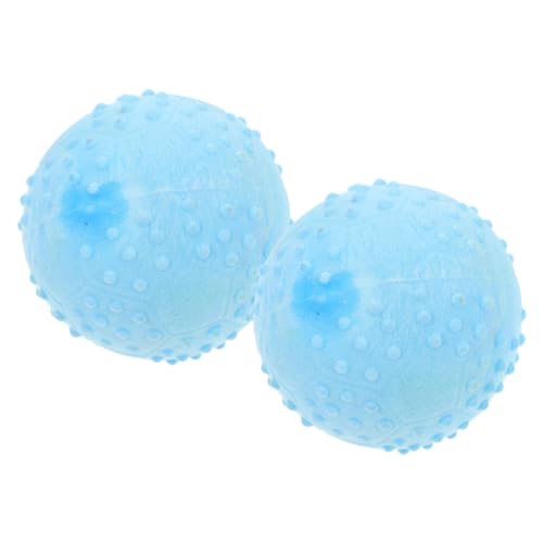 COLLBATH 2st Hundespielzeugball Quietschendes Welpenspielzeug Quietschbälle Für Hunde Hundespielzeug Mit Scheibenball Kleines Abgabeball Gummi Golden Retriever Hündchen von COLLBATH