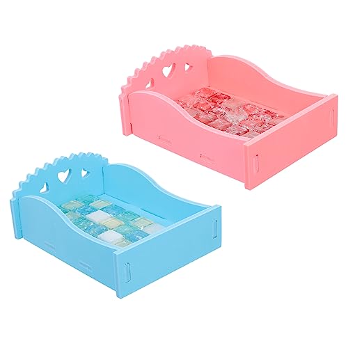 COLLBATH 2St Kühlplatte für Hamster Hasenkäfig für drinnen Hängematte drinnen Chinchillas Bett hamsterzubehör Hamster zubehör Bunny Haustier kaninchenstall Hamster-Kühlnest Hamstermatte PVC von COLLBATH