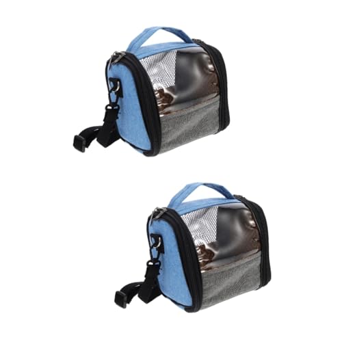 COLLBATH 2St Papagei aus Tasche Reisetasche für Sittiche kleine Vogelkäfige für Sittiche klar Birdcage Bird cage Spielzeug Handtaschen Haustier-Vogel-Ausgangsbeutel Kleiner Vogeltransporter von COLLBATH