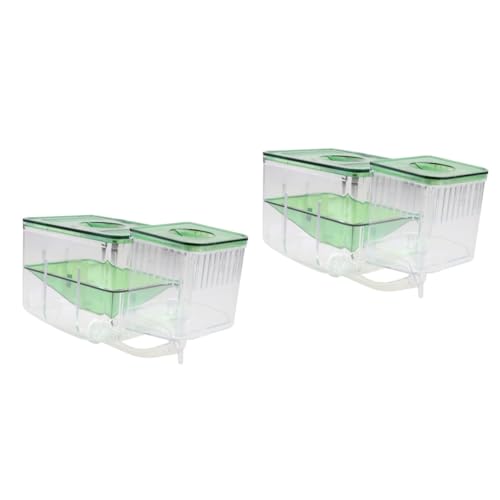 COLLBATH 2er-Box Isoliertes Aufzuchtbecken Fischschalen Für Goldfische Fischgärtnerei Für Aquarien Guppy Aquarium Automatisch Zuchtbecken Für Aquarien Aquarienfischbecken Lebender Fisch von COLLBATH