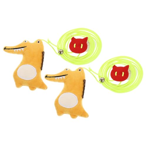 COLLBATH 2pcs Interactive Cat Teaser Toy Interessanter Kätzchen Retractable Toy Cat Cat Accessoire von COLLBATH