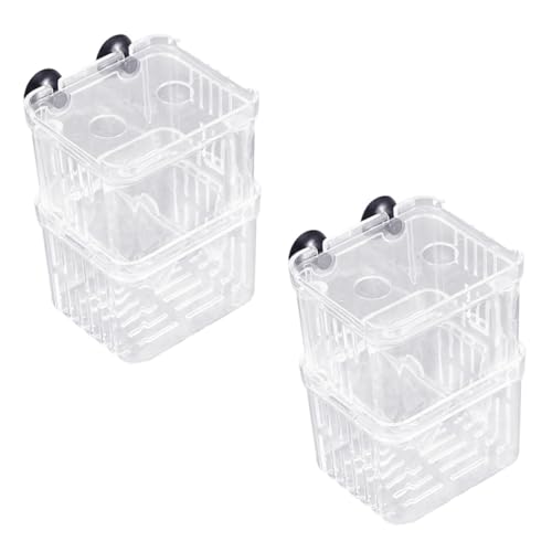 COLLBATH 2st Brutkasten Braten Panzer Anlage Netz Zubehör Für Aquarien Korb Wasser Dekorationen Für Aquarien Haustier Aquariensteine ​​für Aquarien Schwamm Pumpe Vakuum Tank Stand Plastik von COLLBATH