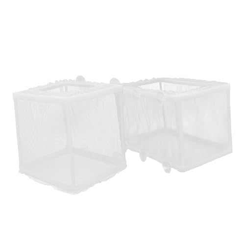 COLLBATH 2st Fisch Isolation Snetz Teiche Zucht Skimmer Für Aquarien Fischschaufelnetz Züchter Von Fischmaschen Kleines Netz Für Aquarium Aquarien-isolationswürfel Weiß Plastik Und von COLLBATH