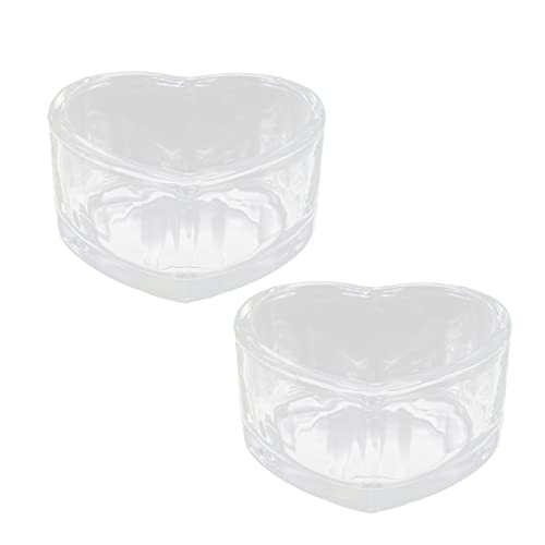 COLLBATH 2st Futternapf Für Hamster Kleiner Wassernapf Für Hamster Rattenschüssel Für Den Haushalt Hamsternapf Für Futter Wasserspender Für Ratten Kleine Rattenschale Transparent Glas von COLLBATH