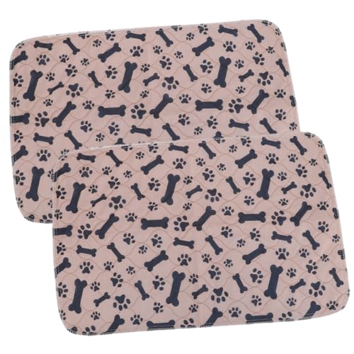 COLLBATH 2st Pet Pinkelmatte Pee Pads Waschbar Zwinger Kühlung Für Hunde Hundepipipads Groß Hundeunterlage Windeln Pinkelmatten Für Hunde Welpen Pads Hundepipipads Waschbar Stoff von COLLBATH