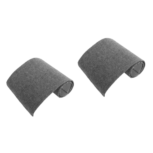 COLLBATH 2st Schutzkissen Für Katzensofa Kratzbaumteppich Für Katzen Katzenkratzmatte Für Möbel Katze Kratzmatte Selbstklebendes Katzenkratzpad Kätzchenkratzer Polypropylenfasern Light Grey von COLLBATH