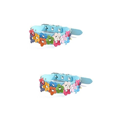 COLLBATH 2st Verstellbares Haustierhalsband Verstellbare Kragen Haustier Hundehalsband Haustierhalsband Kleines Hundehalsband Halsband Für Haustiere Katzenhalsband von COLLBATH