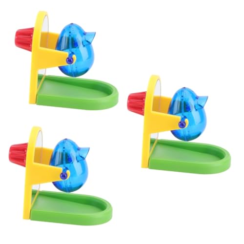 COLLBATH 3 STK fehlende Lebensmittelspielzeuge intelligenzspielzeug Bird Toys Lernspielzeug Nymphensittich Vogelfütterer Vogelkäfige Haustier Spielzeug Haustier-Vogel-Trainingsspielzeug von COLLBATH