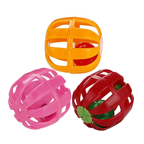 COLLBATH 30St Ballspielzeug für Katzen Katzenspielzeug Katze mit Glocke Katzenbälle mit Glöckchen sankastenspielsachen stoffball Pet-Ball-Spielzeug Glockenballspielzeug für Haustiere von COLLBATH