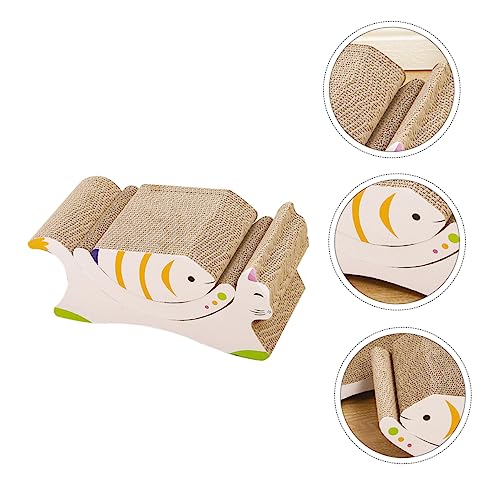 COLLBATH 3st Katzenkratzbrett Dreiteiliges Set Haustierkätzchen, Das Pappe Kratzt Kratzspielzeug Für Kätzchen Kratzbaum Für Katzen Katzenkaukratzer Kätzchen Kratzspielzeug Wellpapier von COLLBATH