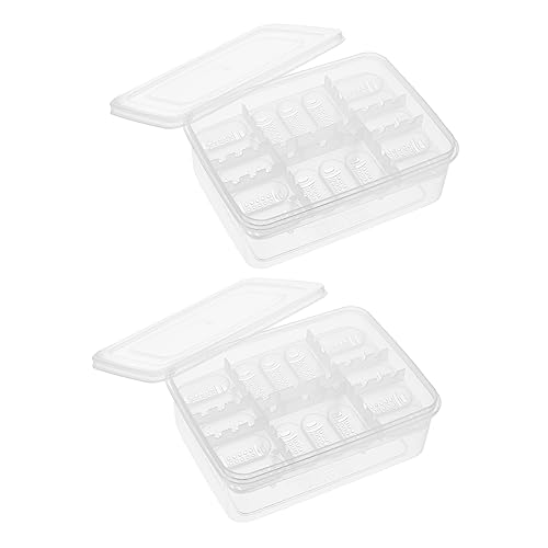 COLLBATH 4 Stück 16 Inkubation Sbox Für Krabbel Tiere Gecko-bruttablett Zuchtbecken Für Aquarien Inkubator Für Reptilieneier Brutkasten Für Reptilieneier Reptilien-Ei Transparent Plastik von COLLBATH