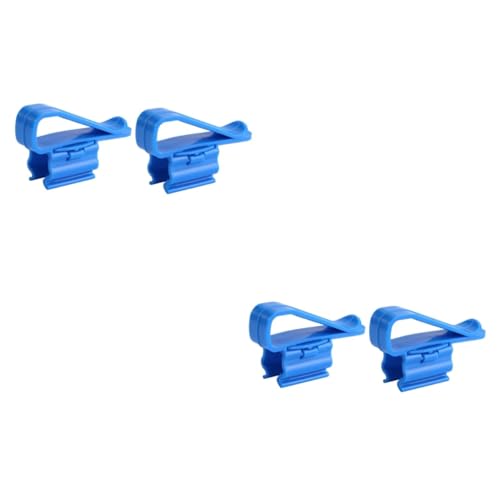 COLLBATH 4 Stück Befestigungsklemme Für Aquarienpumpe Eimer Für Die Aquarienreinigung Eimer-Clip Halter Für Wassereimer Clip Für Wasserrohre Aquarium-Clip Schlauchhalterclip Blue von COLLBATH