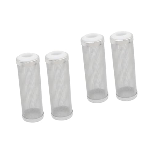 COLLBATH 4 Stück Filtereinlassschutz Replacement Filter ersatzfilter Wasserfallfilter Filter Ersatzteil Fisch Schwammfilter für Aquarien Aquarium Filtereinlassabdeckung Filterabdeckung Weiß von COLLBATH