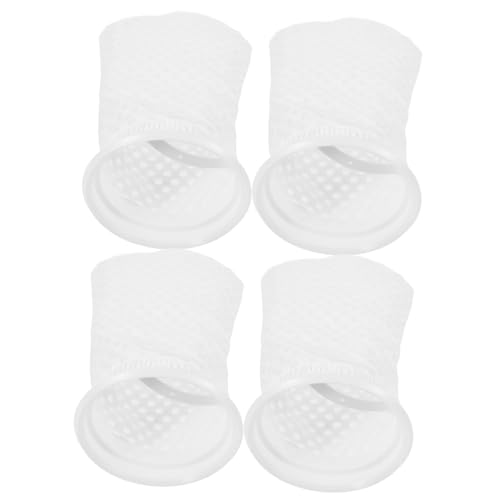 COLLBATH 4 Stück Filtersocken für Aquarien Aquariumfilter Filterstrumpf für Aquarium wasserreiniger hauswasserfilter Filtersocken für Meerwasseraquarien Socke für Salzwasserfilter pp Weiß von COLLBATH