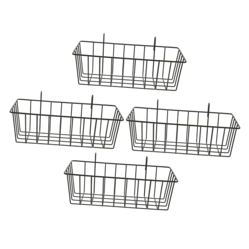 COLLBATH Robuster Stabiler Heu-Futterständer aus Eisen für Kaninchen 4 Stück Heuspender für Kaninchenkäfighalter von COLLBATH