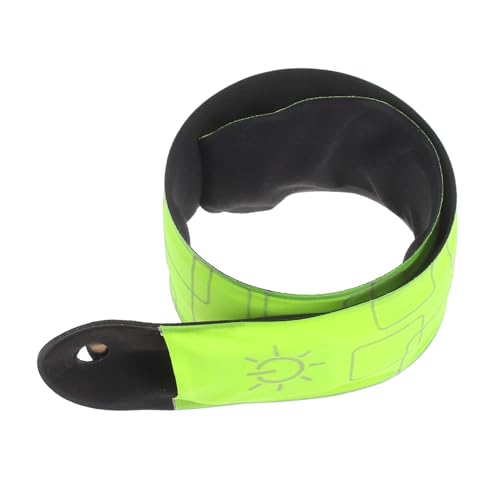 COLLBATH 4 Stück Led-Pferde-knöchelriemen Dekorative Fächer Im Freien Geführt Wiederaufladbares Armband Knopf Knopfabdeckung Kälteschutzweste Outdoor-Armband Laufarmband Light Green Stoff von COLLBATH