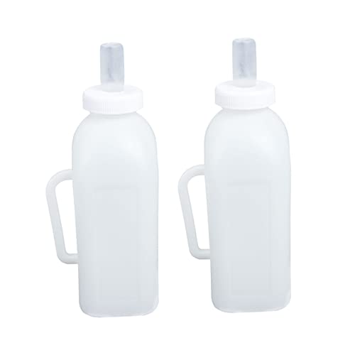 COLLBATH 4 Stück Stillflasche für Haustiere kälberflasche Kälbermilchflasche Welpenflasche Schweinemilch Kindermilch Kalb milchkännchen Babyflasche aus Silikon Milchflasche Lamm Kieselgel von COLLBATH