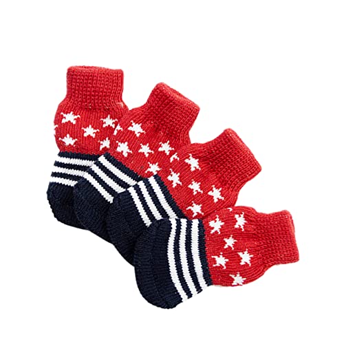 COLLBATH Süße Baumwollsocken Für Haustiere 4 Stück/1 Paar Warm Bequem S Größe Für Pudel von COLLBATH