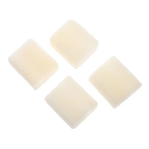 COLLBATH 4pcs Filterwatte Für Aquarien Filter-Aquarium Bausatz Pumpe Tank Aquarienfilter Teich Wasser Fischnetz-Aquarium Filtermedien Für Aquarien Sauber Luft System Kanister Schwamm Beige von COLLBATH