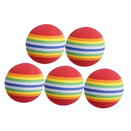 COLLBATH 5St Katzenspielzeugball Haustierspielzeug für Katzen dehnbares Spielzeug Kugel für Katze Kätzchenbedarf outdor Spielzeug Katzen kratzball Kätzchen Spielzeug Bälle für Katzen Eva von COLLBATH