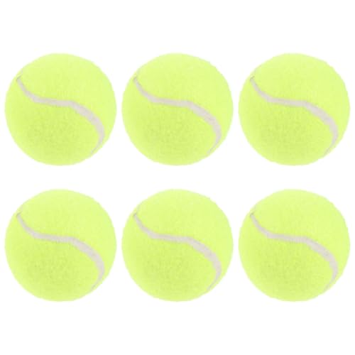 COLLBATH 6 Stück Tennisbälle Für Hunde, Interaktives Haustierspielzeug, Apportierspielzeug, Tennisbälle Für Das Training Von Haustieren, Fangen, Hellgrün COLLBATH 6 Stück Tennisbälle Für Hunde, Interaktives Haustierspielzeug, Apportierspielzeug, Tennisbälle Für Das Training Von Haustieren, Fangen, Hellgrün von COLLBATH