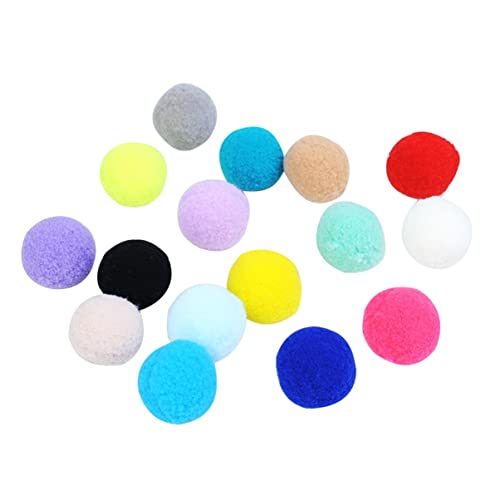 COLLBATH Spielzeug 70 Stück Filz Pompons Plüschkugel Scrump Plüsch Katze Interaktives Spiel Plüschtiere Katzenspielzeug Katzenbälle Pomponball Selber Machen Hüpfender Ball Beissen von COLLBATH