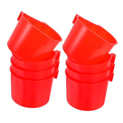 COLLBATH 8 Stück Bird Bowl Kaninchen -Fütterungstasse Hühnerkoop -Käfigbecher Vogelgeschirr für Käfig Wasserschale Käfig Tassen Welpenschalen Hühnerwasserer Kleiner Futternapf Sport rot COLLBATH 8 Stück Bird Bowl Kaninchen -Fütterungstasse Hühnerkoop -Käfigbecher Vogelgeschirr für Käfig Wasserschale Käfig Tassen Welpenschalen Hühnerwasserer Kleiner Futternapf Sport rot von COLLBATH