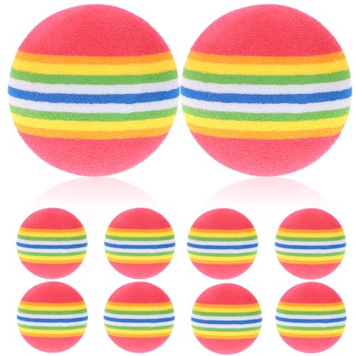 COLLBATH 8Pcs Welpen Spielzeugball Kleiner Hund Kauen Welpe Kauen Hüftballer Hund Hundespielzeug Für Kleine Hunde Kleines Hund Lustiger Hund Spielzeughund Hunde Ball von COLLBATH