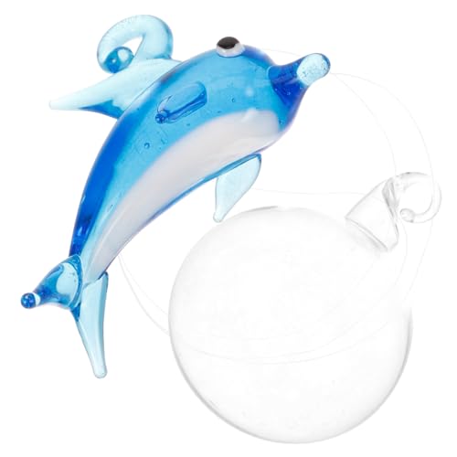 COLLBATH Aquarium Dekoration aufhängbar Futterspender Schwebend Anlage künstlich aquariumdeko glasfiguren Glasornament für Aquarium Dekorationen für Aquarienzubehör Aquarium-Mini-Dekore von COLLBATH