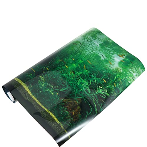 COLLBATH Aquarium Hintergrundpapier Posterkleber Für Aquarien Fisch Lampe Fisch-tapete Frischhaltefolie Für Aquarien Fischtankdekoration Aquariumdeckel Zubehör Für Tropische Aquarien Halter von COLLBATH