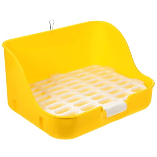 COLLBATH Box Für Kaninchen Toilette Haustier Töpfchen Haustier PIPI Toilette Haustierbedarf Hasen Töpfchen Kaninchen Töpfchen Haustier Toilette Haustier Trainingsecke Hasen von COLLBATH