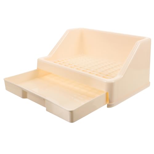 COLLBATH Box Kaninchentoilette Kaninchenkäfig Toilette Hasenkäfig Haustierhamsterkäfig Toilette Hase Bettwäsche Für Kaninchen Käfigzubehör Käfigtoilette Für Hamstertrainer Töpfchen Für von COLLBATH