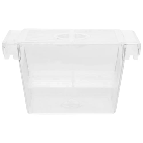 COLLBATH Brutkasten für Frittierboxen Anlage Wasser- Panzer Aquarienlicht Fischnetz Kiste trennwand für Aquarium Aquarientrenner acrylbox Fisch-Isolationsfall Trennnetz für Aquarien Plastik von COLLBATH