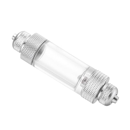 COLLBATH Aquarium CO2 Blasenzähler Bubbler Doppelkopf Wasserpflanzendiffusor Rückschlagzähler Silber von COLLBATH