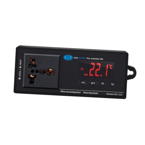 COLLBATH Digitales Thermostat für Aquarien Aquarium Thermostat Temperaturregler für Fischbecken Aquarienthermostat Reptil Schildkrötenbecken von COLLBATH