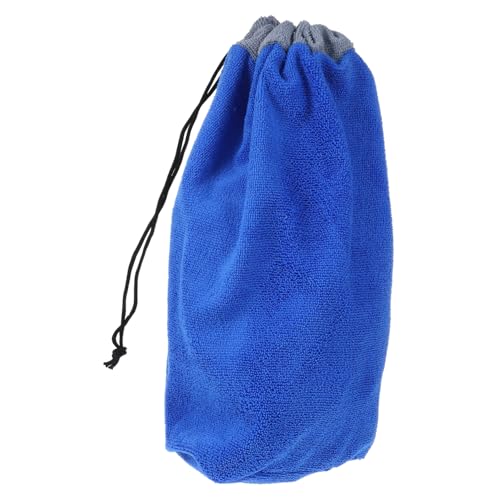 COLLBATH Eichhörnchen-Badetuch Kaninchen-Badetuch Verstellbarer Haustier-Bademantel Hamster Badetuch Einstreu für Kleintiere Haustier-Trockensack Frettchen-Badetuchtasche Stoff Blue von COLLBATH