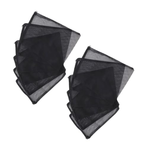 COLLBATH Filterbeutel für Aquarium 10er-Pack Aquariumfilter Netzbeutel Keramikring schwarz 30 x 40 cm von COLLBATH